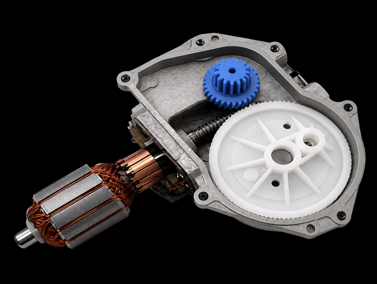Precision plastic gears and motion components used to explain material selection.