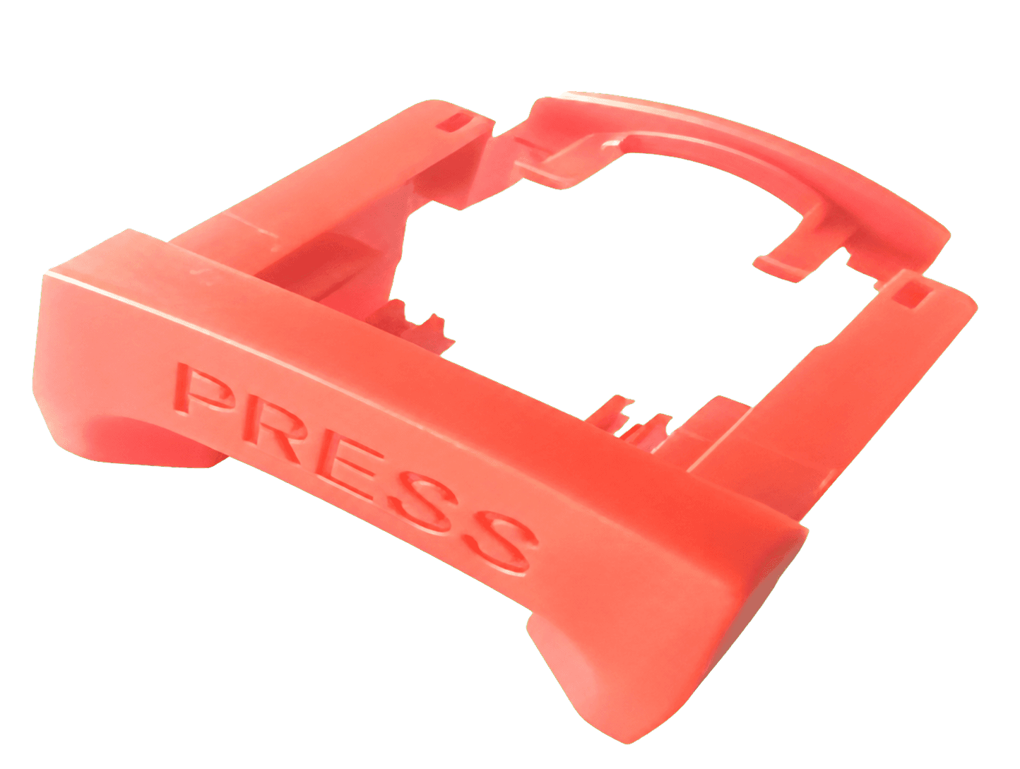 Automotive injection-molded safety lock components