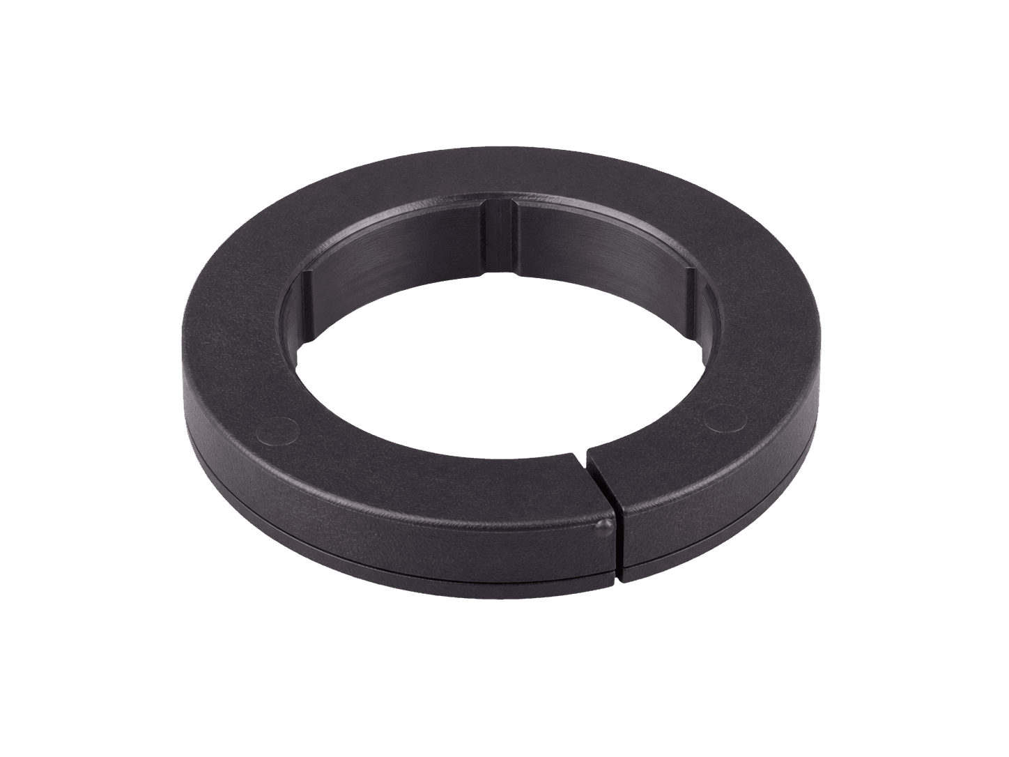 Injection-molded guide ring components