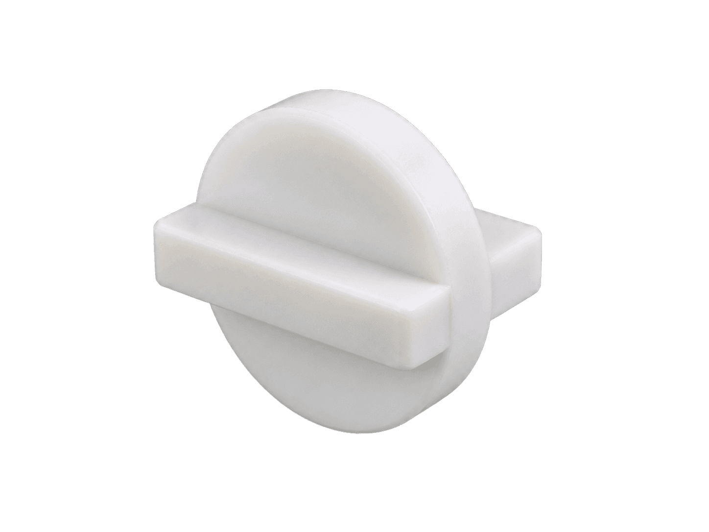 Molded coupling insert with a cross-shaped hub