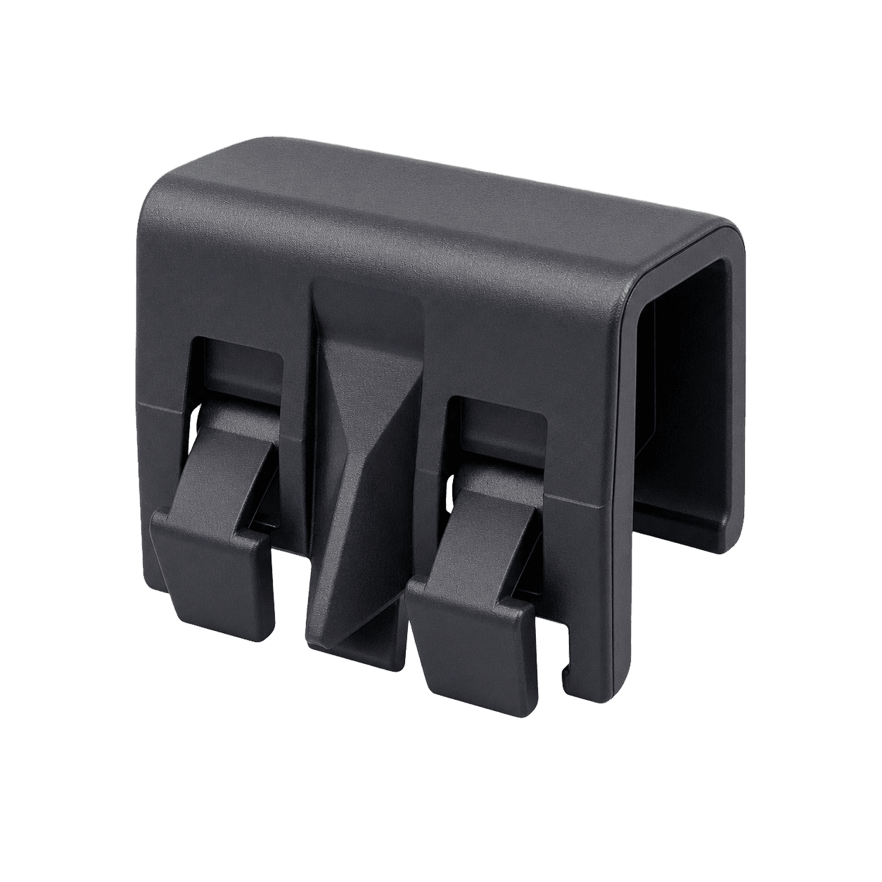 Injection-molded outdoor equipment housing buckle with snap-on structure