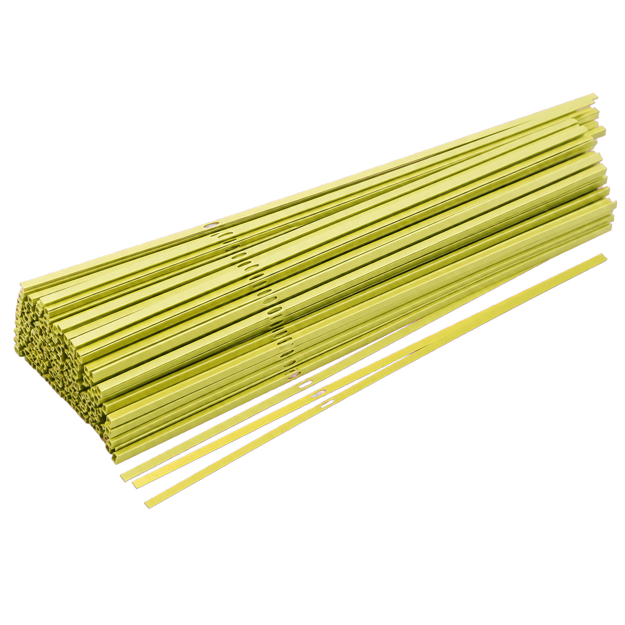Light yellow woven threads with repeating elliptical heses